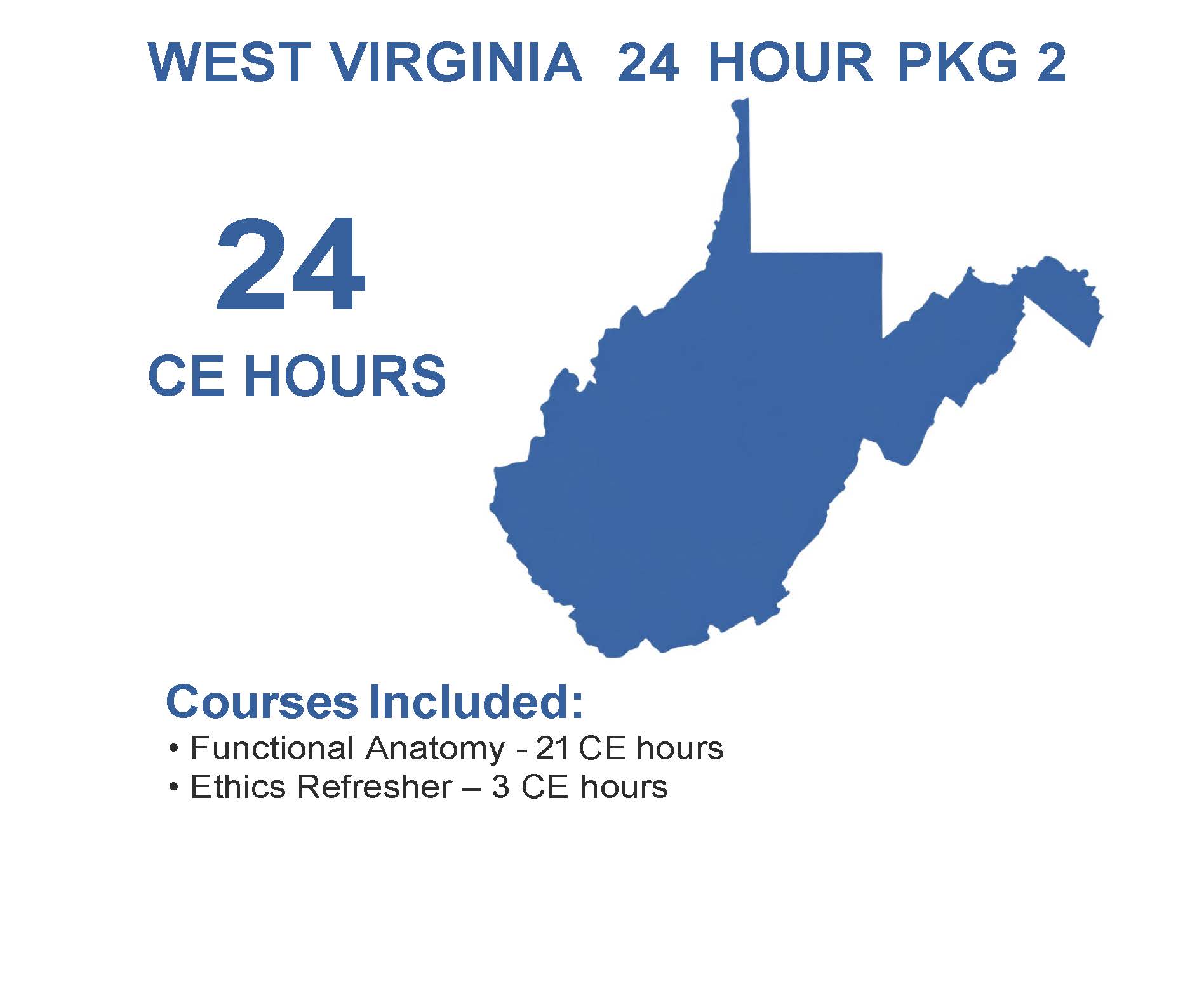 West Virginia 24 Hour Package 2